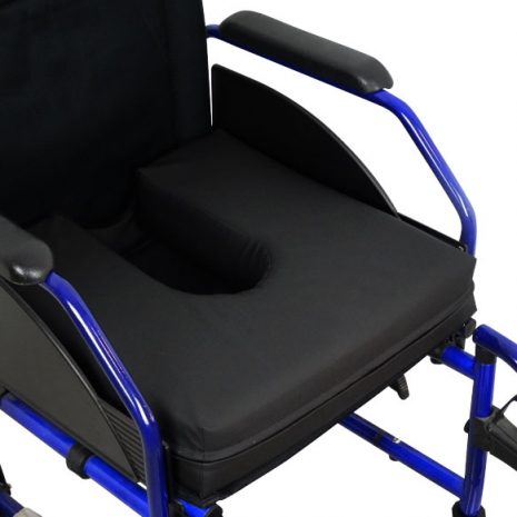 Wheelchair-Coccyx-Horseshoe-Cushion-In-Use